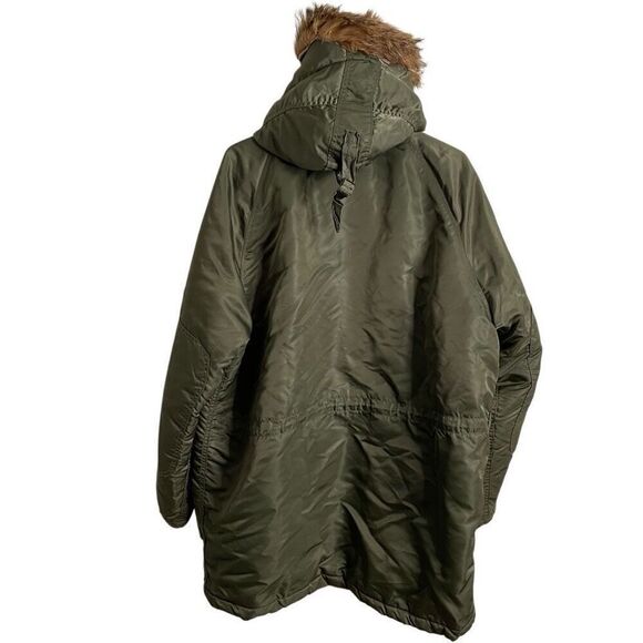 Vtg Golden Fleece Mens Parka 46 Green Extreme Cold Weather Type N-3B Military - Picture 2 of 12